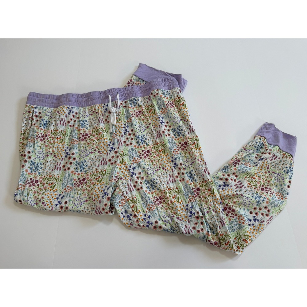 Little Sleepies Flower Fields Bamboo Pajama Jogger Pants XXXL